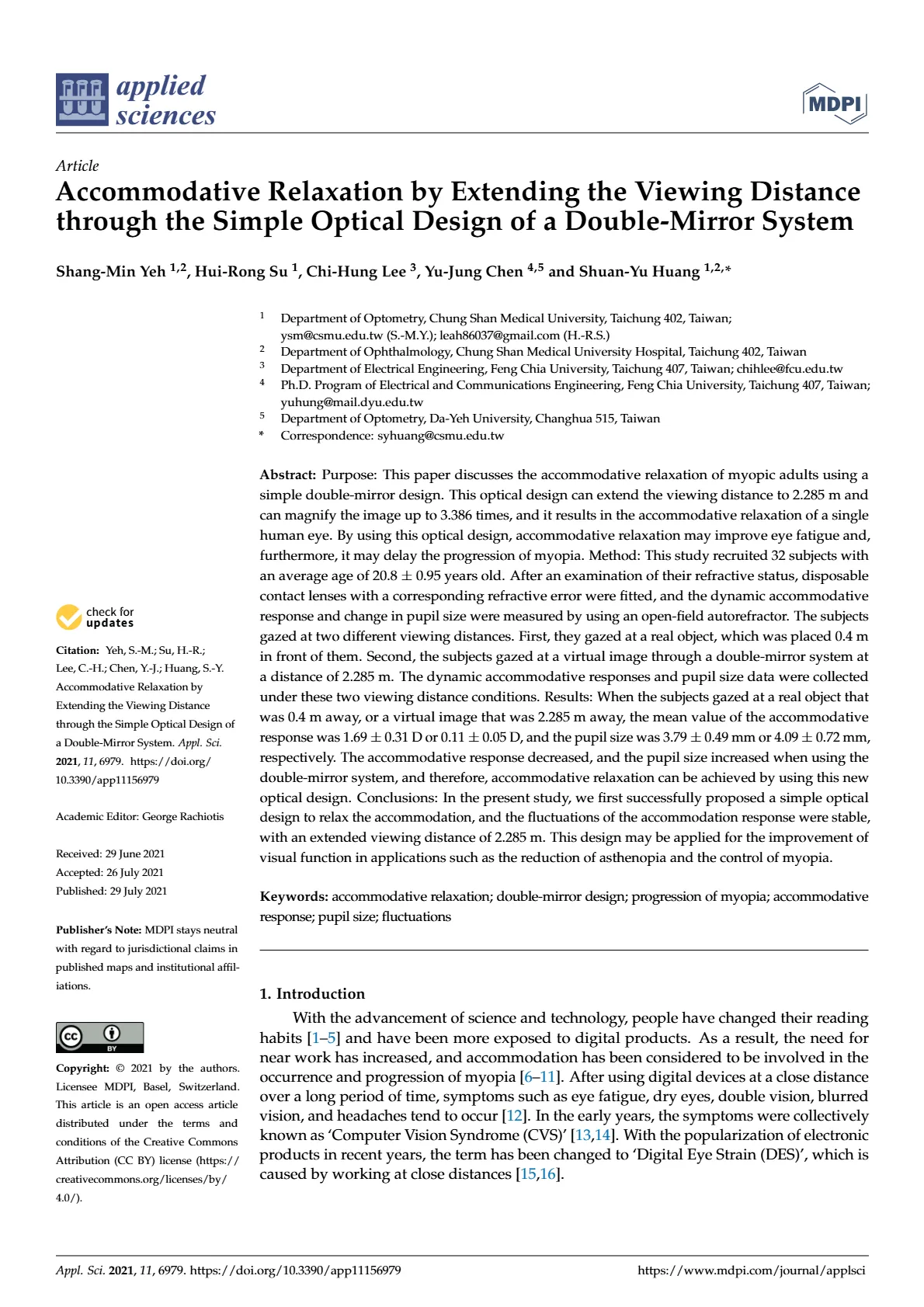 _學術期刊_20210729_透過雙鏡系統的簡單光學設計延長觀看距離以實現調節性放鬆_睛延寶_Accommodative Relaxation by Extending the Viewing Dis